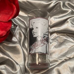 🌹VINTAGE Marilyn Monroe SIGNED Collectable DRINKING Glass
